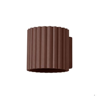 Sollux Lighting Kinkiet AURA brązowy G9