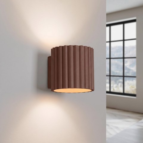 Sollux Lighting Kinkiet AURA brązowy G9