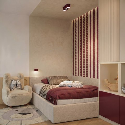 Sollux Lighting Kinkiet AURA burgund Gx53