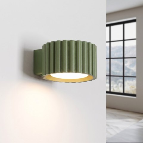 Sollux Lighting Kinkiet AURA zielony oliwkowy Gx53