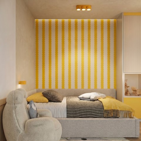 Sollux Lighting Kinkiet AURA żółty Gx53