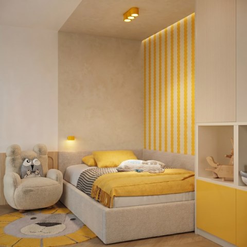 Sollux Lighting Kinkiet AURA żółty Gx53