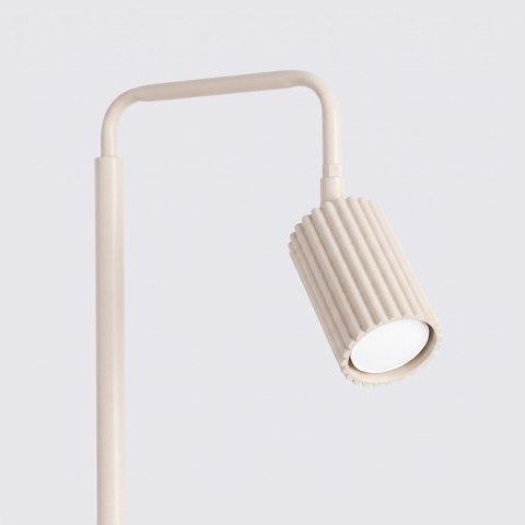 Sollux Lighting Lampa podłogowa KARBON 1 beżowa