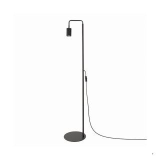 Sollux Lighting Lampa podłogowa KARBON 1 czarna