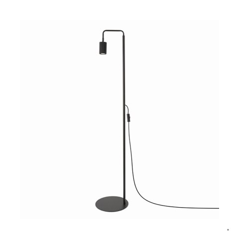 Sollux Lighting Lampa podłogowa KARBON 1 czarna