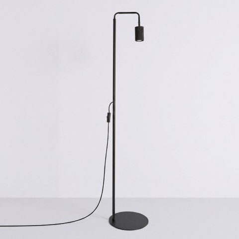 Sollux Lighting Lampa podłogowa KARBON 1 czarna