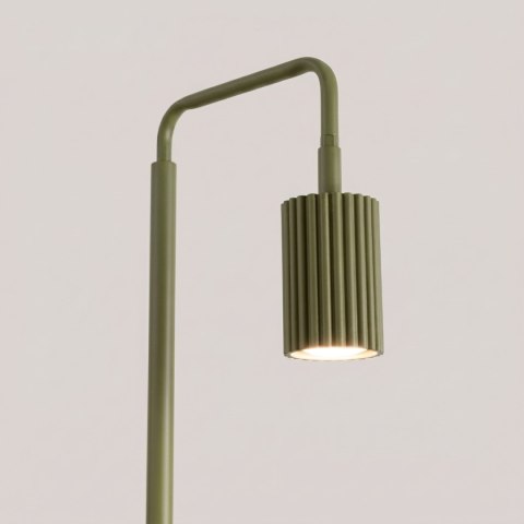 Sollux Lighting Lampa podłogowa KARBON 1 zielona oliwka