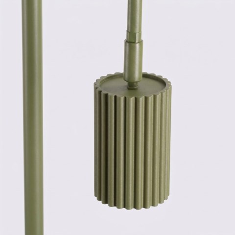 Sollux Lighting Lampa podłogowa KARBON 1 zielona oliwka