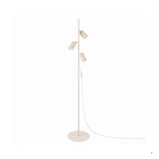 Sollux Lighting Lampa podłogowa KARBON 3 beżowa