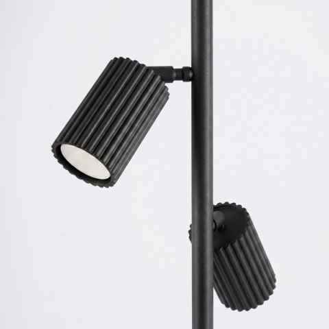 Sollux Lighting Lampa podłogowa KARBON 3 czarna