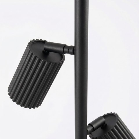 Sollux Lighting Lampa podłogowa KARBON 3 czarna