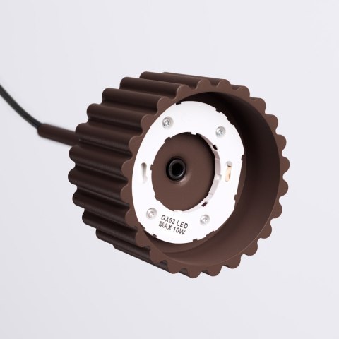Sollux Lighting Lampa wisząca AURA 1 brązowa Gx53