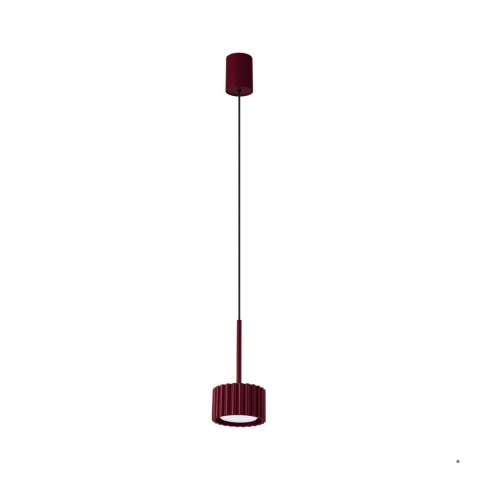 Sollux Lighting Lampa wisząca AURA 1 burgund Gx53