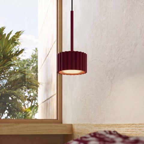 Sollux Lighting Lampa wisząca AURA 1 burgund Gx53