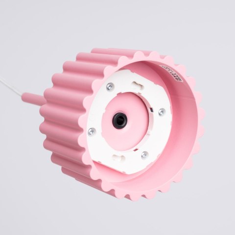 Sollux Lighting Lampa wisząca AURA 1 różowa Gx53