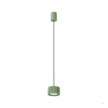 Sollux Lighting Lampa wisząca AURA 1 szałwiowa Gx53
