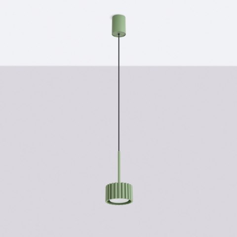 Sollux Lighting Lampa wisząca AURA 1 szałwiowa Gx53