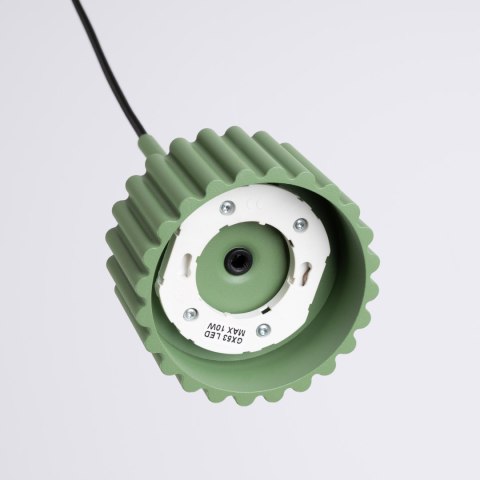 Sollux Lighting Lampa wisząca AURA 1 szałwiowa Gx53