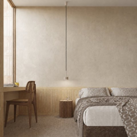 Sollux Lighting Lampa wisząca AURA 1 taupe Gx53