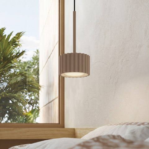 Sollux Lighting Lampa wisząca AURA 1 taupe Gx53