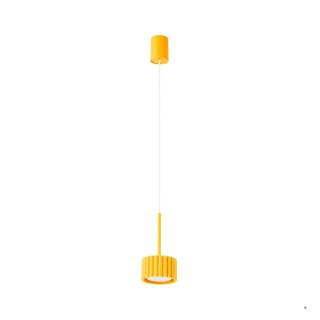 Sollux Lighting Lampa wisząca AURA 1 żółta Gx53