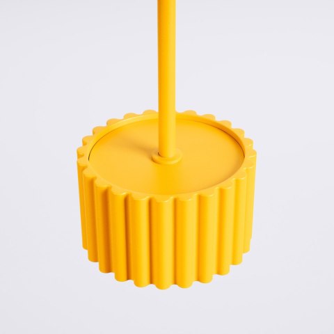 Sollux Lighting Lampa wisząca AURA 1 żółta Gx53