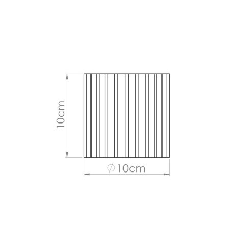 Sollux Lighting Plafon AURA 1 błękitny GU10