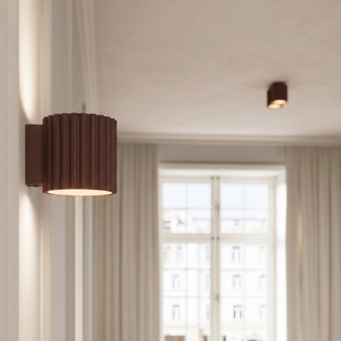 Sollux Lighting Plafon AURA 1 brązowy GU10