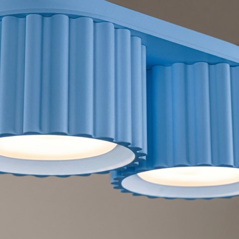 Sollux Lighting Plafon AURA 2 błękitny Gx53