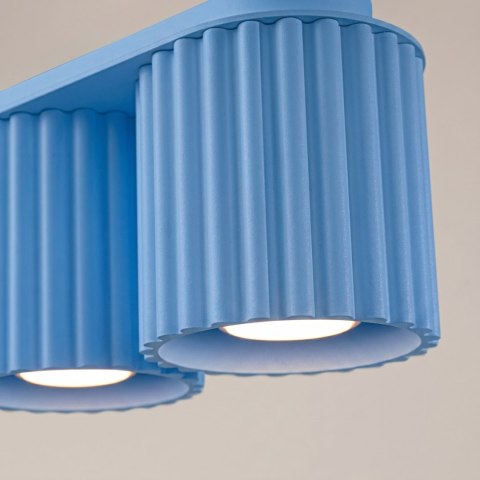 Sollux Lighting Plafon AURA 2 błękitny GU10