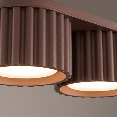 Sollux Lighting Plafon AURA 2 brązowy Gx53