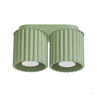 Sollux Lighting Plafon AURA 2 szałwiowy GU10