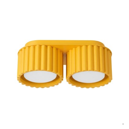 Sollux Lighting Plafon AURA 2 żółty Gx53
