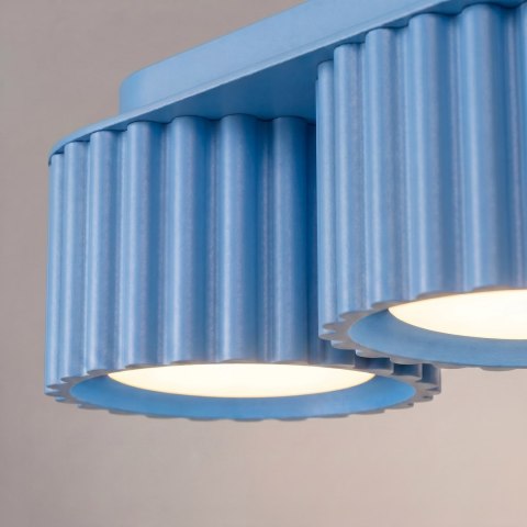 Sollux Lighting Plafon AURA 3 błękitny Gx53