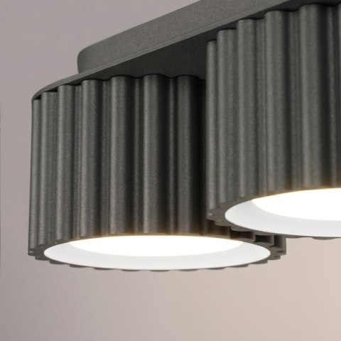 Sollux Lighting Plafon AURA 3 czarny Gx53