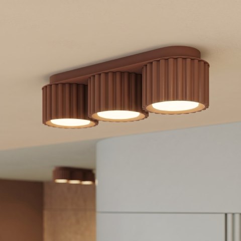 Sollux Lighting Plafon AURA 3 mocca Gx53