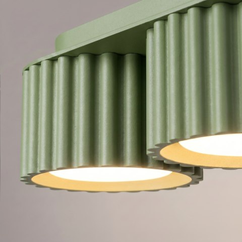 Sollux Lighting Plafon AURA 3 szałwiowy Gx53