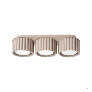 Sollux Lighting Plafon AURA 3 taupe Gx53