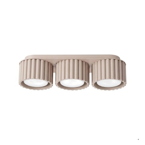Sollux Lighting Plafon AURA 3 taupe Gx53