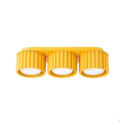 Sollux Lighting Plafon AURA 3 żółty Gx53
