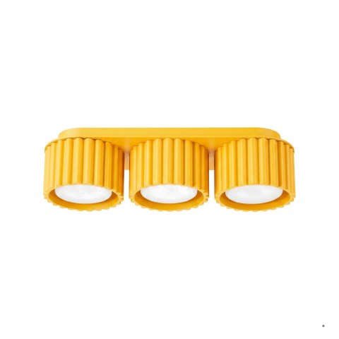 Sollux Lighting Plafon AURA 3 żółty Gx53
