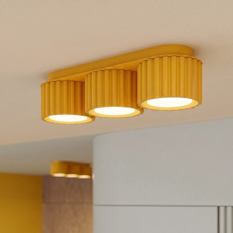 Sollux Lighting Plafon AURA 3 żółty Gx53