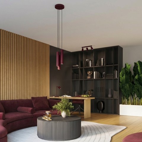 Sollux Lighting Kinkiet KARBON 20 burgund