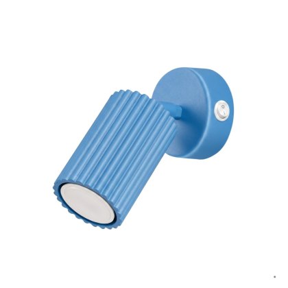 Sollux Lighting Kinkiet KARBON błękitny z włącznikiem