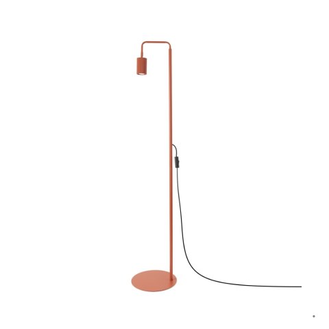 Sollux Lighting Lampa podłogowa KARBON 1 ochra czerwona