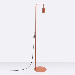 Sollux Lighting Lampa podłogowa KARBON 1 ochra czerwona