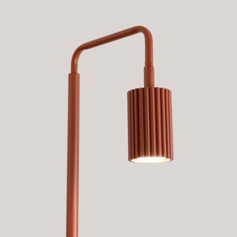 Sollux Lighting Lampa podłogowa KARBON 1 ochra czerwona