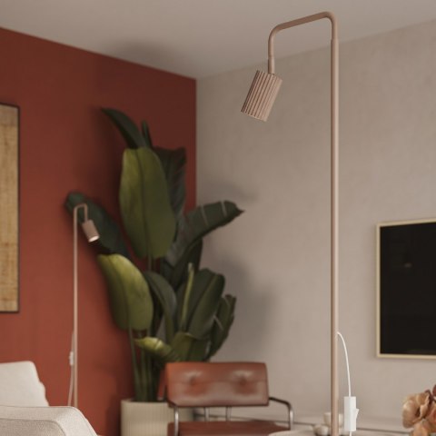 Sollux Lighting Lampa podłogowa KARBON 1 taupe