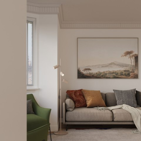 Sollux Lighting Lampa podłogowa KARBON 3 taupe