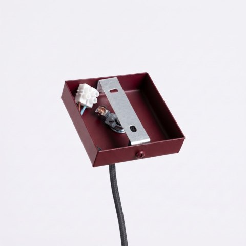 Sollux Lighting Lampa wisząca KARBON 1 burgund